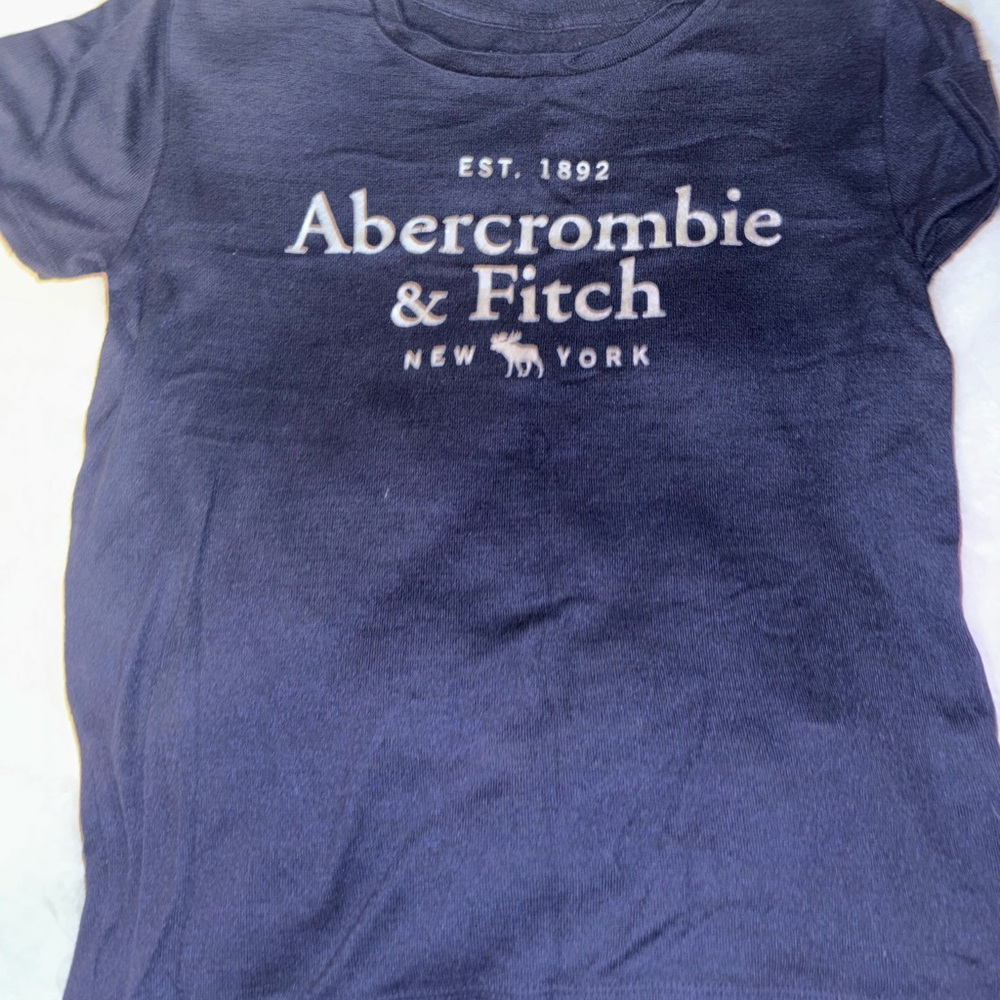 Abercrombie & Fitch Women’s Navy T-Shirt